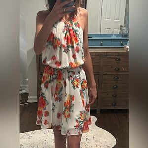 Joie flirty floral dress